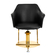 Frizētavas krēsls Gabbiano Marbella zelta melns