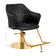 Frizētavas krēsls Gabbiano Marbella zelta melns