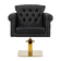 Frizētavas krēsls Gabbiano Berlin zelts-melns