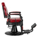 Frizētavas krēsls Gabbiano President sarkans