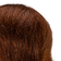 Учебная парикмахерская головка Gabbiano WZ3, натуральные волосы, цвет 4H, длина 8"