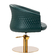 Frizētavas krēsls Gabbiano Wersal zeltaini zaļš