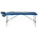 Folding massage table COMFORT 11, blue