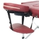 Folding massage table COMFORT 11, bergundy