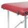 Folding massage table COMFORT 11, bergundy