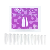 Top forms for nail extension "DNKa", SHORT ALMOND 120 шт.