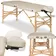 Massage Table Panda Light Wood 60 Vinyl Flex K033 Beige