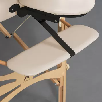Massage Table Panda Light Wood 60 Vinyl Flex K033 Beige-2